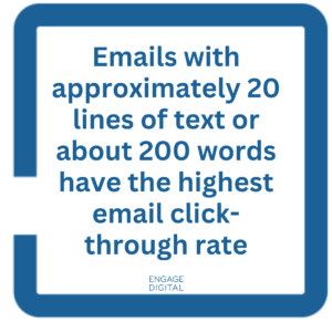 best email length 